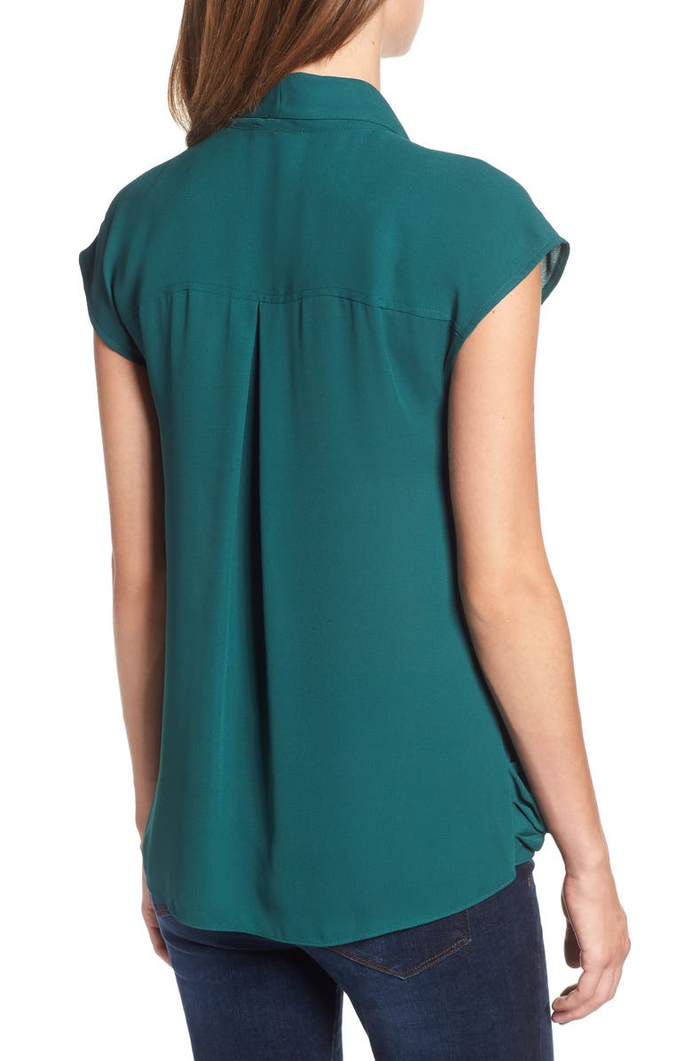 Trouvé Twist Front Knot Top, Alternate, color,