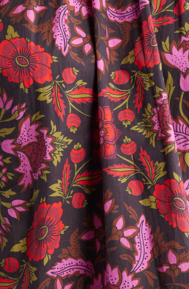 LOVE THE LABEL Veda Floral Cotton Top, Alternate, color, Tabitha Floral Print