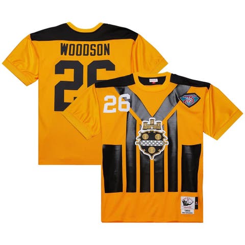 Men
s Mitchell 
Ness Rod Woodson Gold Pittsburgh Steelers 1994 Authentic Throwback Retired Player Jersey