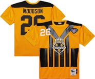 Mitchell & Ness Men's Mitchell & Ness Rod Woodson Gold Pittsburgh Steelers 1994 Authentic Throwback Retired Player Jersey