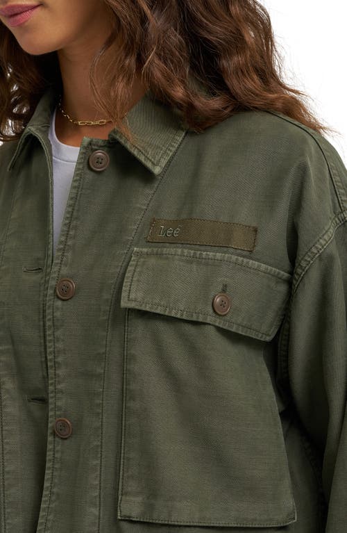Lee Utility Overshirt In Green