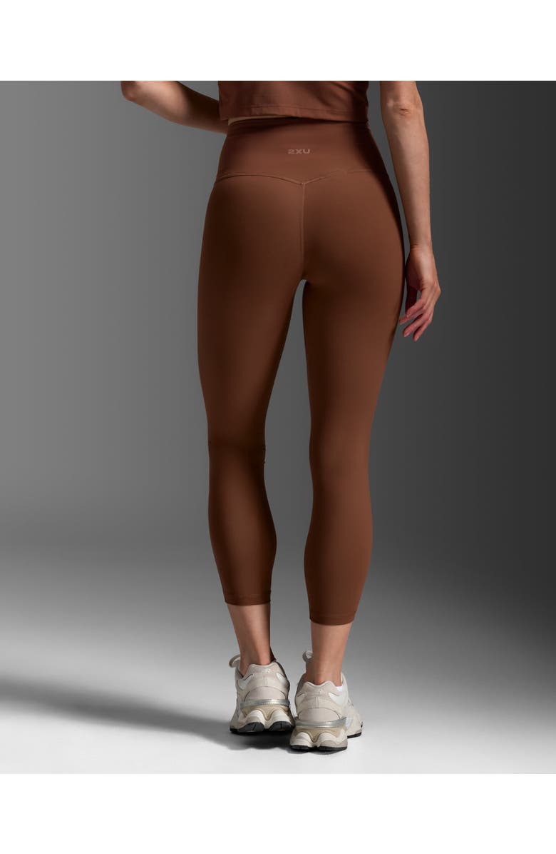 2XU Fluid Hi-Rise 7/8 Tights, Alternate, color, Sepia/Sepia