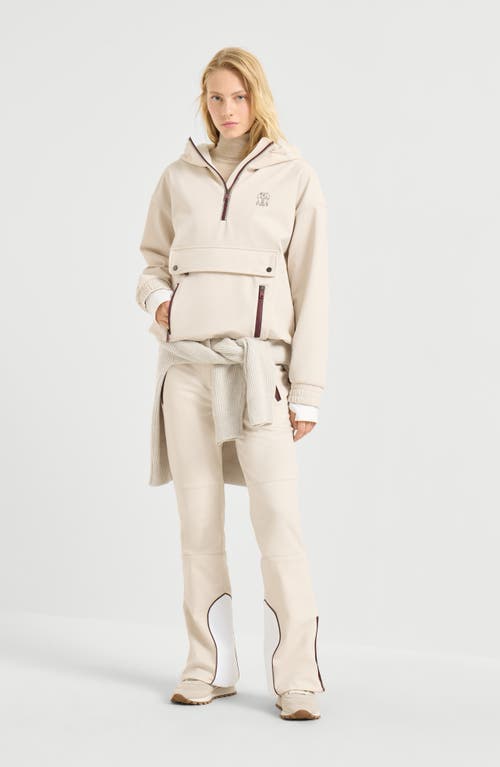 Brunello Cucinelli Belt-loops Trousers In Neutral
