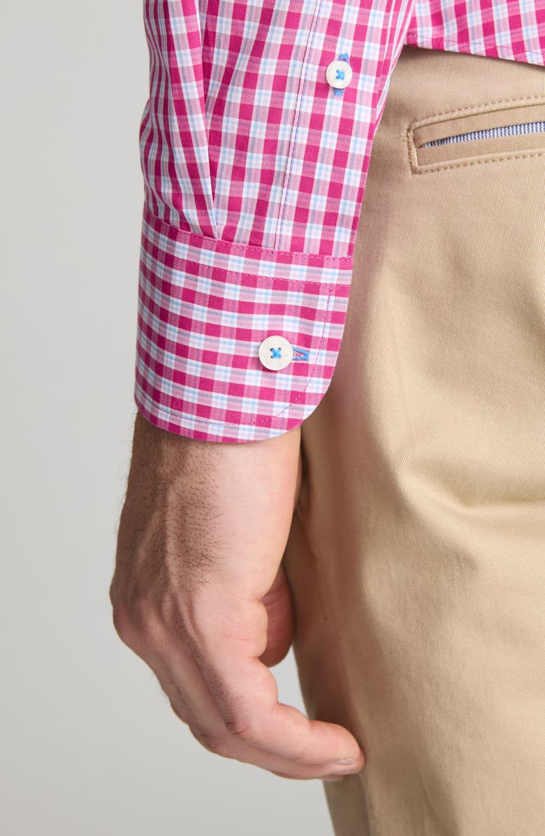 UNTUCKit Thorton Wrinkle Free Cotton Button-Down Shirt, Alternate, color, 