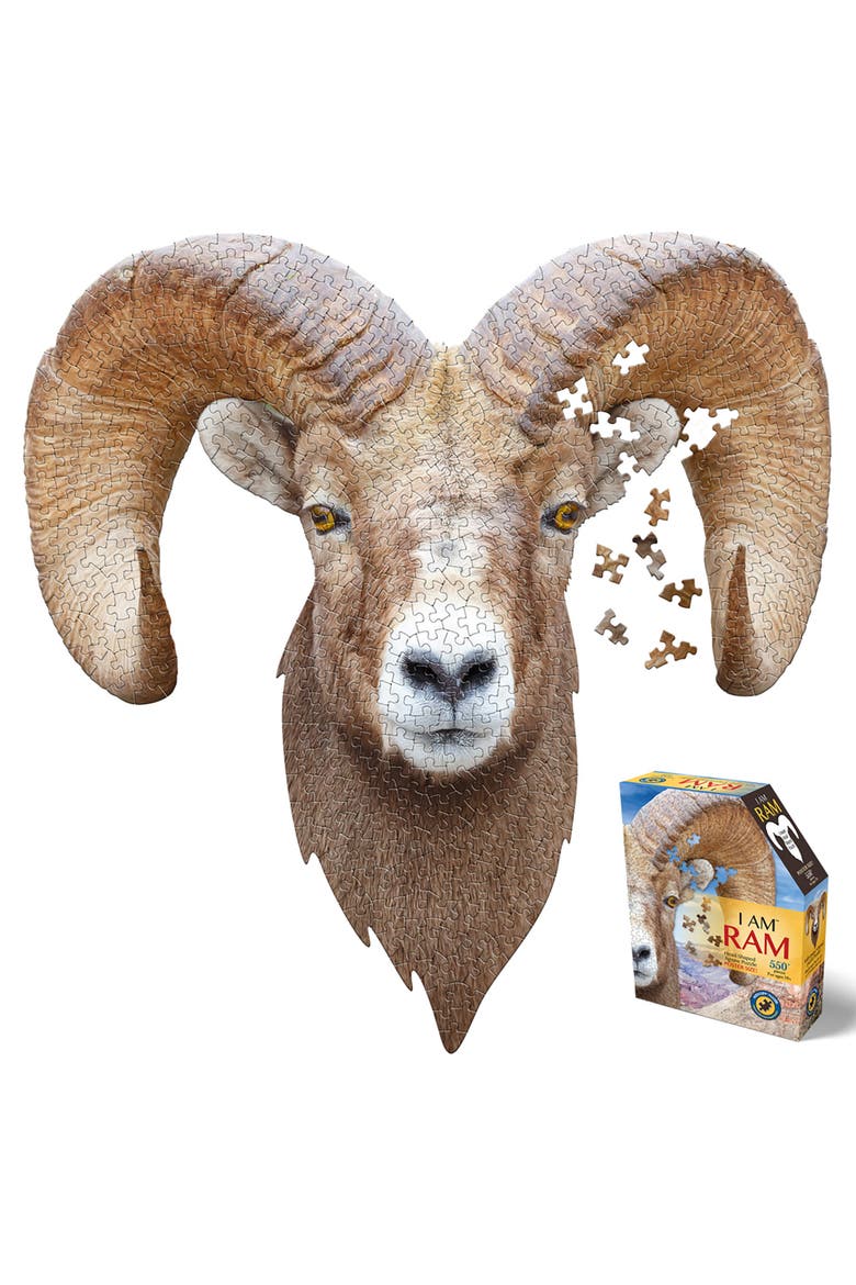 Ram 550 Piece Jigsaw Puzzle, Alternate, color, Multicolored