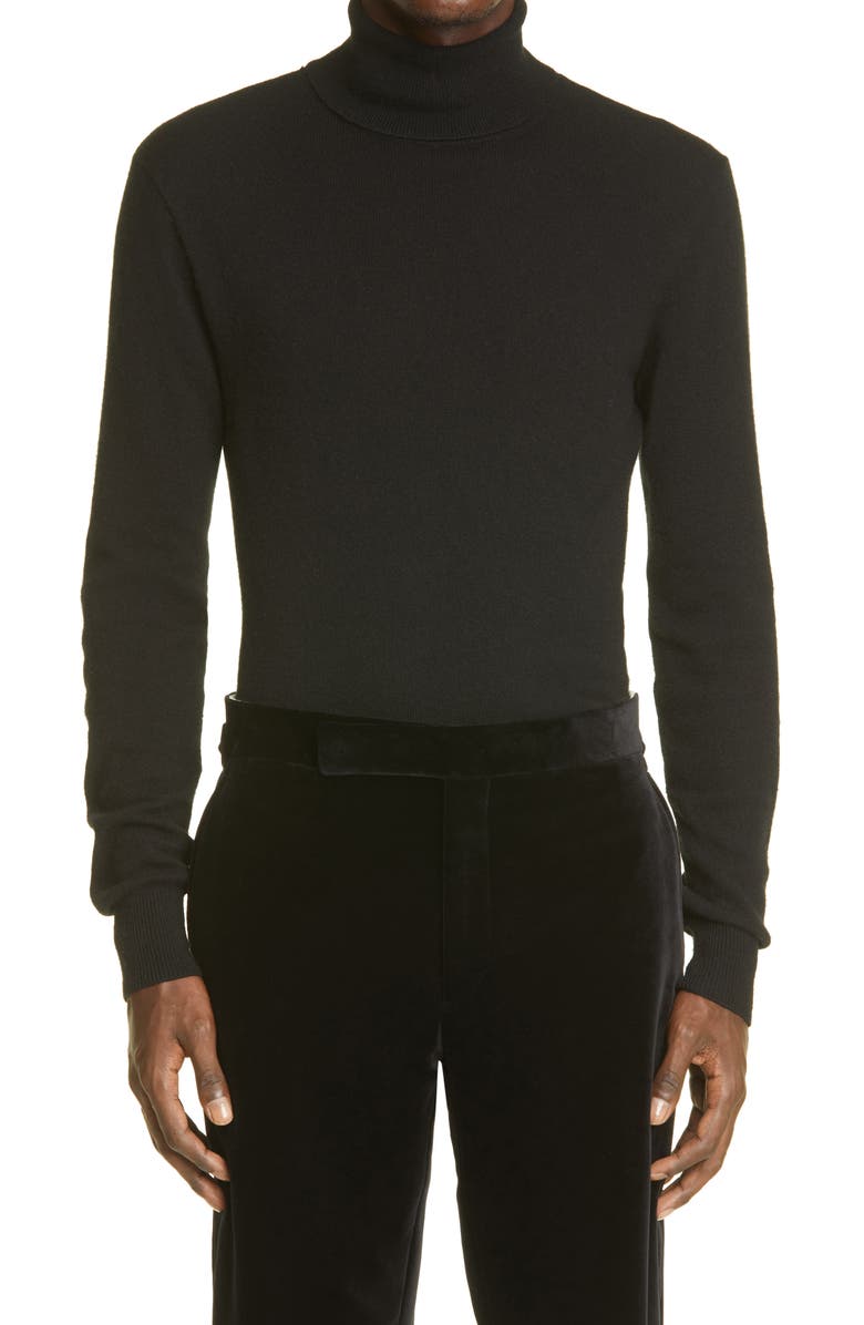 Ralph Lauren Purple Label Cashmere Turtleneck Sweater, Main, color, 