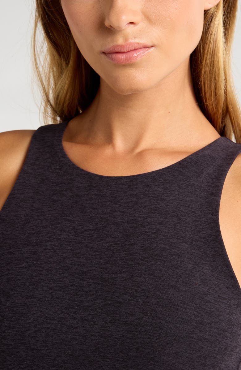 Zella Renew Mélange Midi Tank Dress, Alternate, color, 