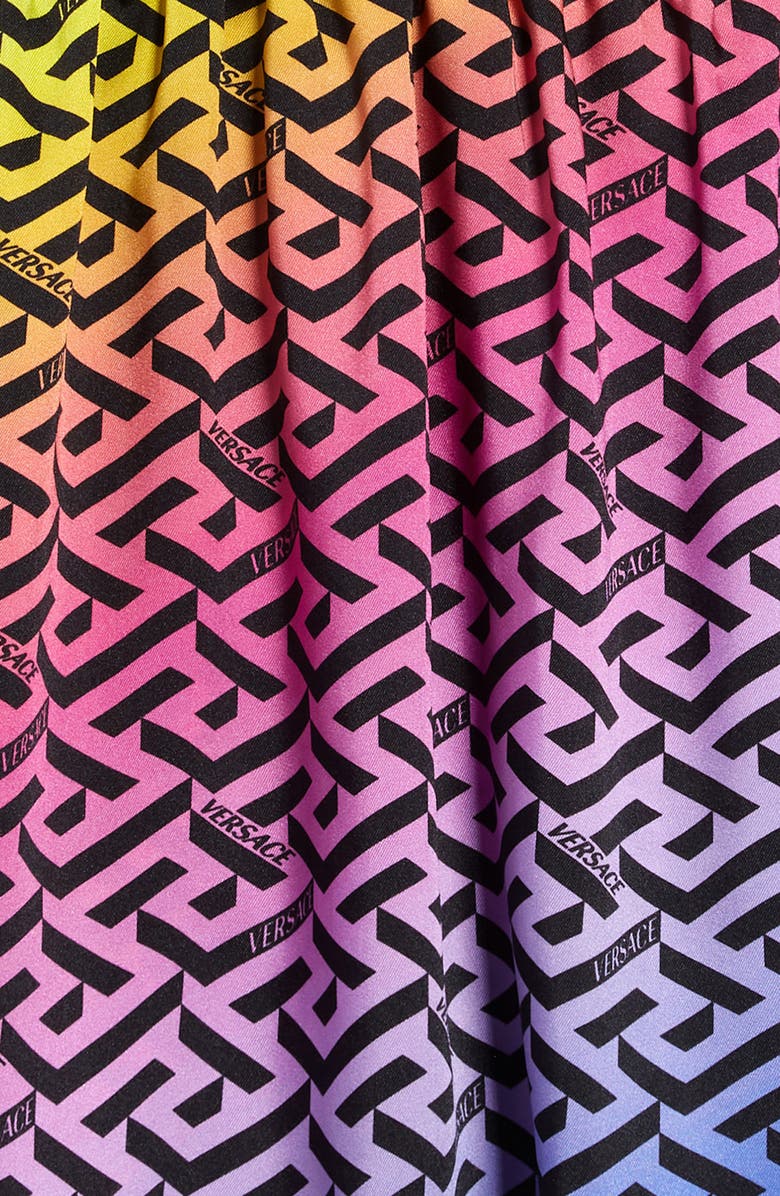 Versace Kids' Dream via Gesù Logo T-Shirt Dress, Alternate, color, 