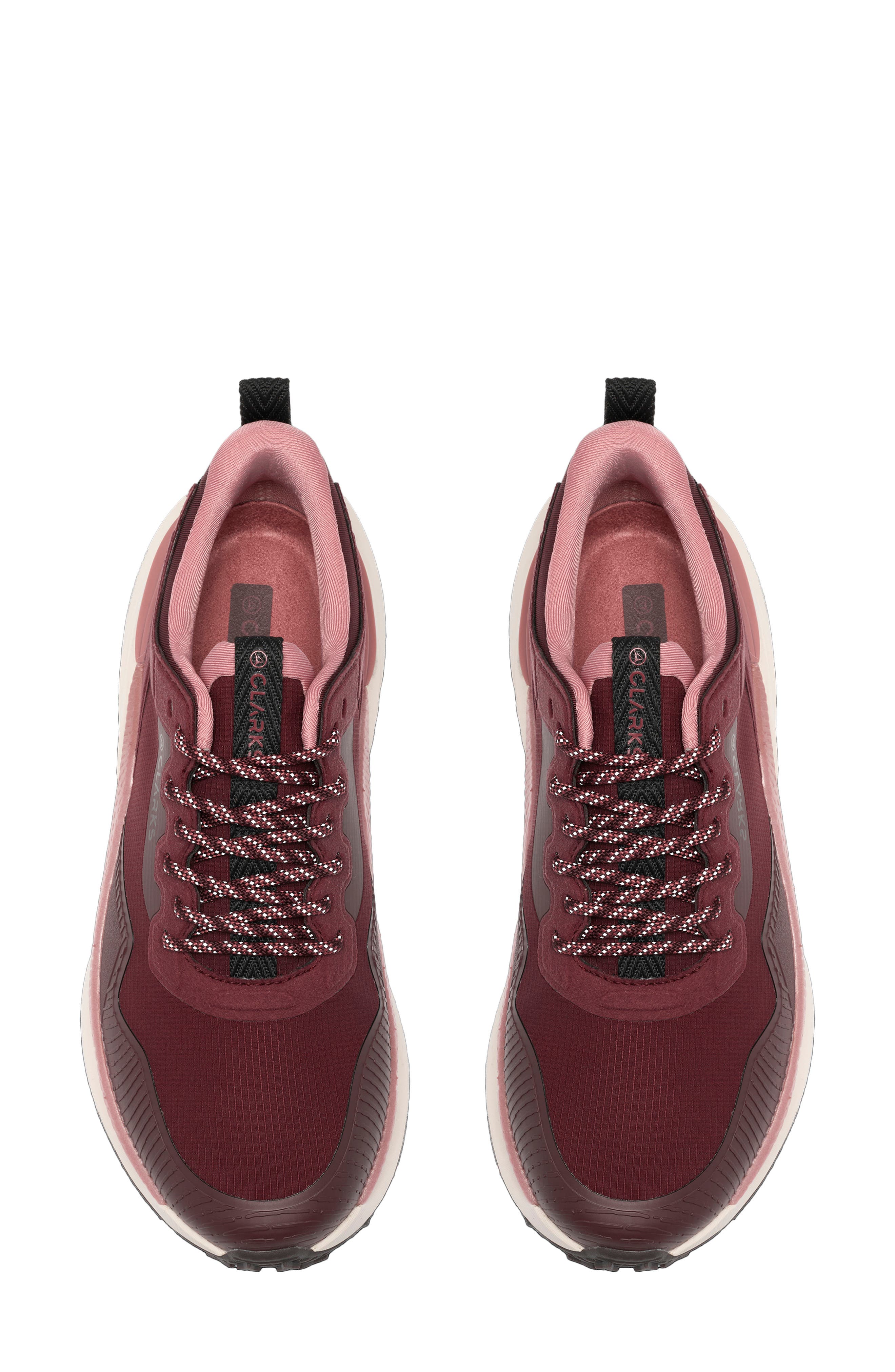 Pacetrail Go Waterproof Running Shoe, Alternate, color, BURGUNDY