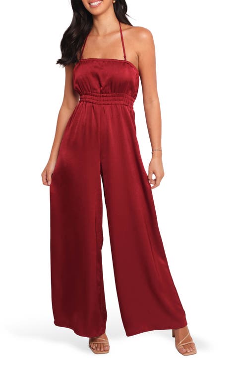 Melanii Satin Jumpsuit