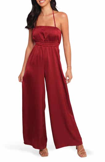 Melanii Satin Jumpsuit