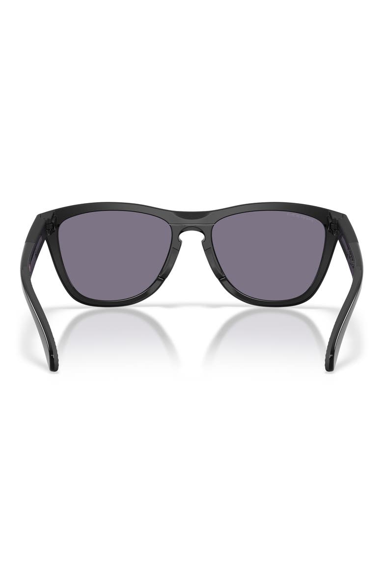 Frogskins 54mm Rectangular Sunglasses, Alternate, color, MATTE BLACK / PRIZM GREY