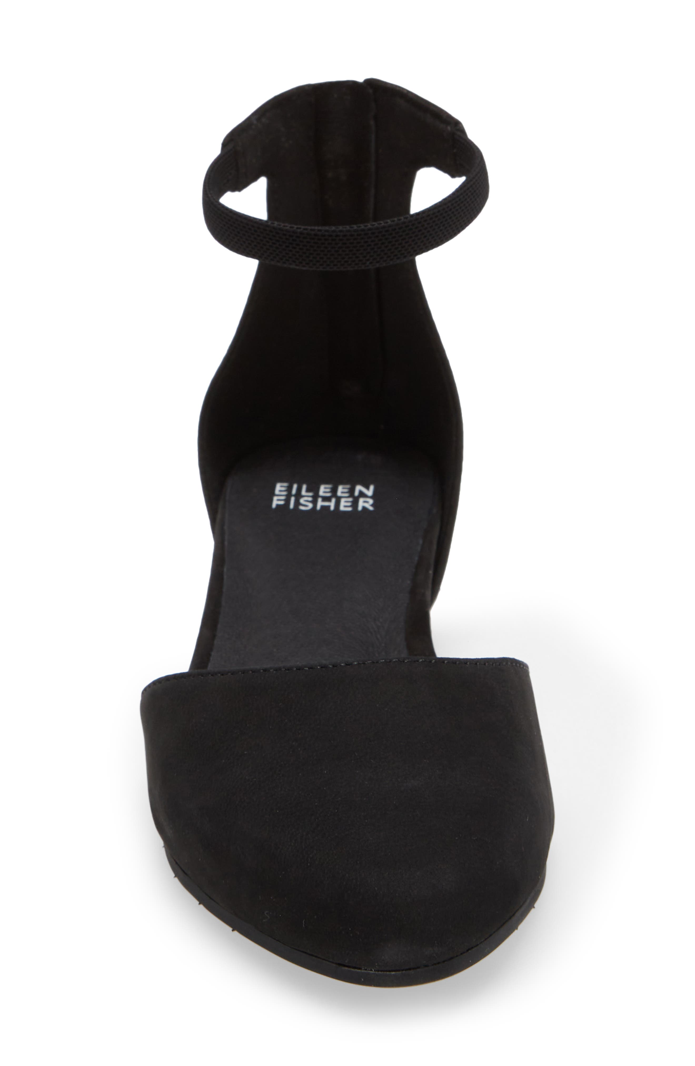 Eileen Fisher Ingle Ankle Strap Flat, Alternate, color, 