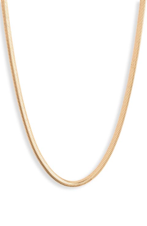Herringbone Chain Necklace