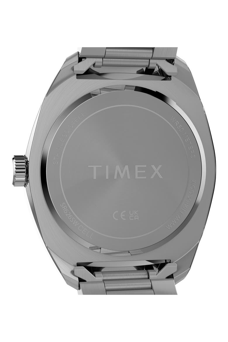 Three-Hand Two-Tone Stainless Steel Watch, Alternate, color, SILVER