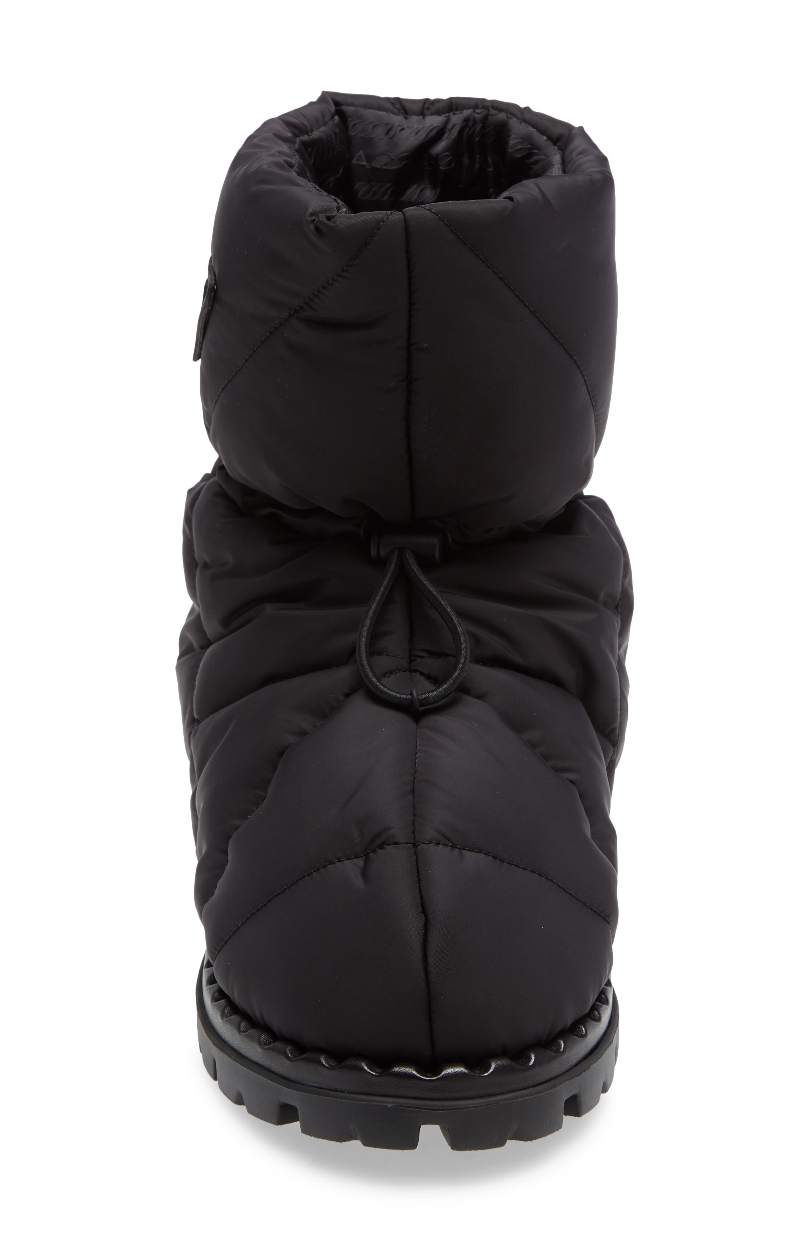 Prada Blow Drawcord Slipper Bootie, Alternate, color, 