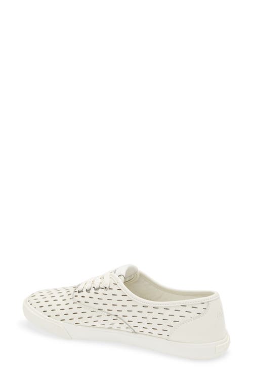 Rag & Bone Billie Perforated Sneaker In Antique White Perforated