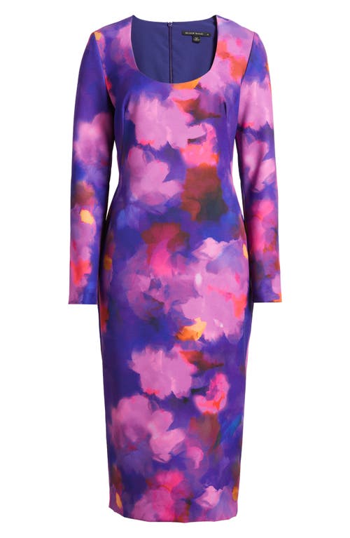Black Halo Naylah Sheath Dress In Euphoric Harmony