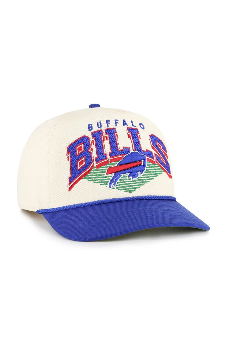 '47 Men's '47 Cream Buffalo Bills Pomona Rope Adjustable Hitch Hat, Alternate, color,