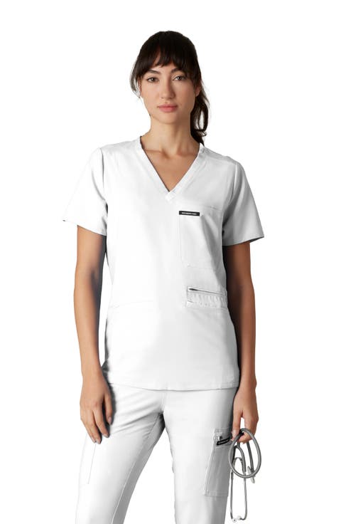 Palermo 4-Pocket Scrub Top