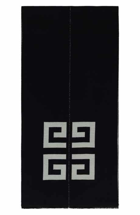 Givenchy Split Wool Oblong Scarf