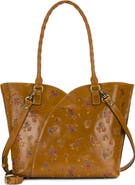 Patricia Nash Marion Floral Full Grain Leather Tote