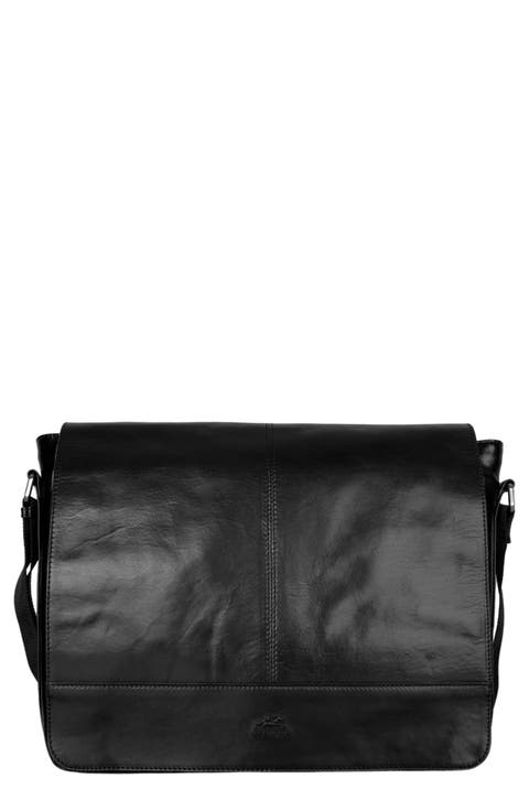 Leather Messenger Bag