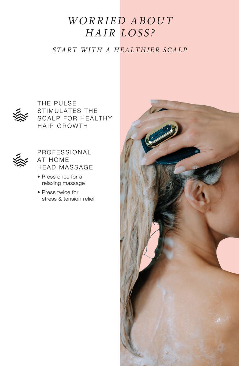 Manta Pulse Professional Scalp Massage Brush, Alternate, color, Grey