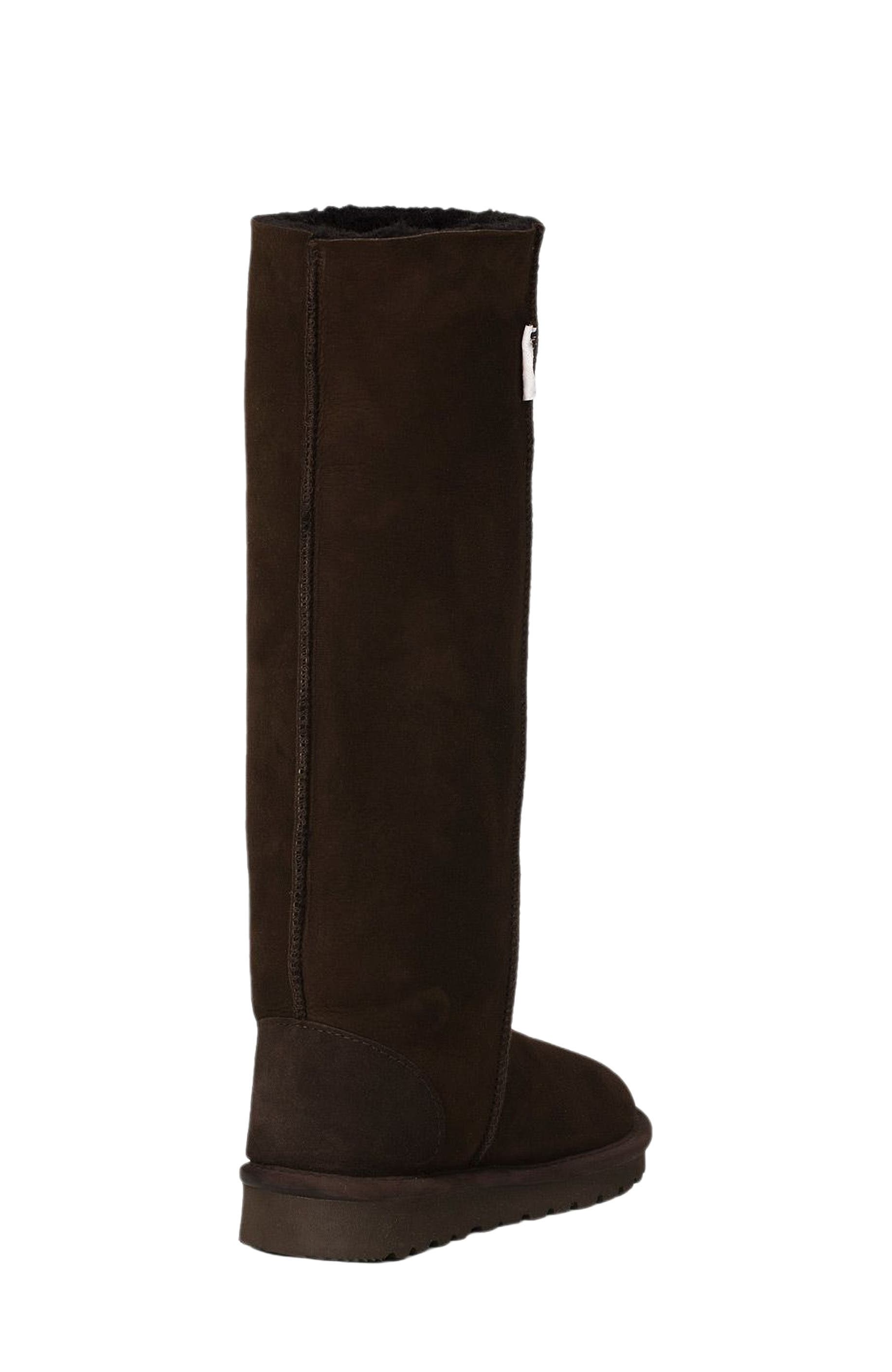 Celtic & Co. Celt Shearling Knee Boot, Alternate, color, Mocca