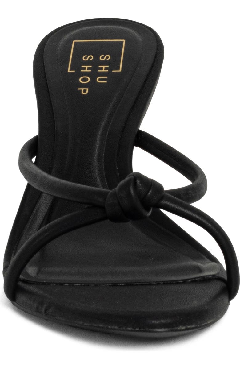 SHUSHOP Heidi Stiletto Sandal, Alternate, color, Black