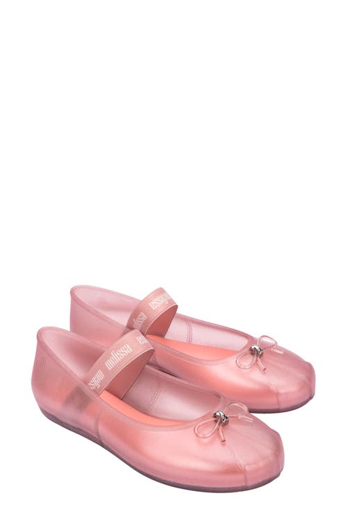 Melissa Sophie Ad Water Resistant Mary Jane In Pearly Pink