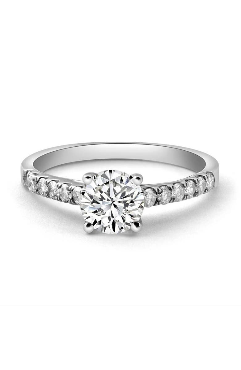 Bliss Diamond 1 3/4Ct Round Cut Lab Grown Diamond Engagement Ring in 10k Gold, Alternate, color, 