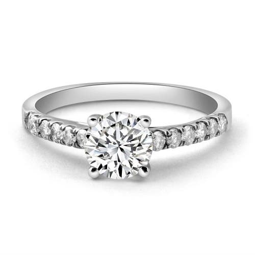 Bliss Diamond 1 3/4ct Round Cut Lab Grown Diamond Engagement Ring