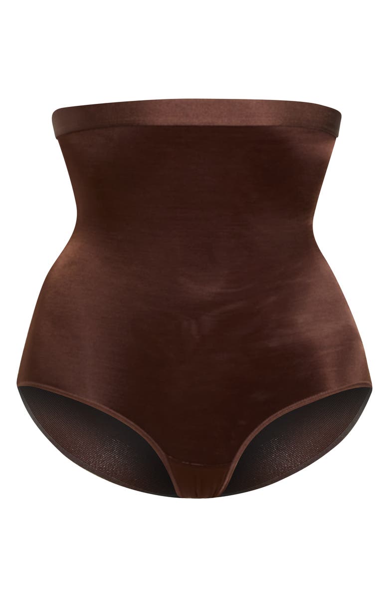 SKIMS Simply Bare High Waist Briefs, Main, color, Cocoa