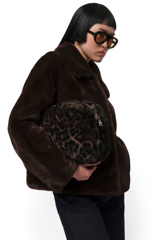 Apparis Elis Pluche™ Faux Fur Coat In Brown