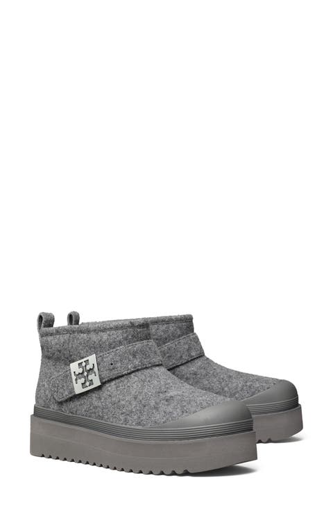 Mellow Genuine Shearling Lined Platform Boot (Women)