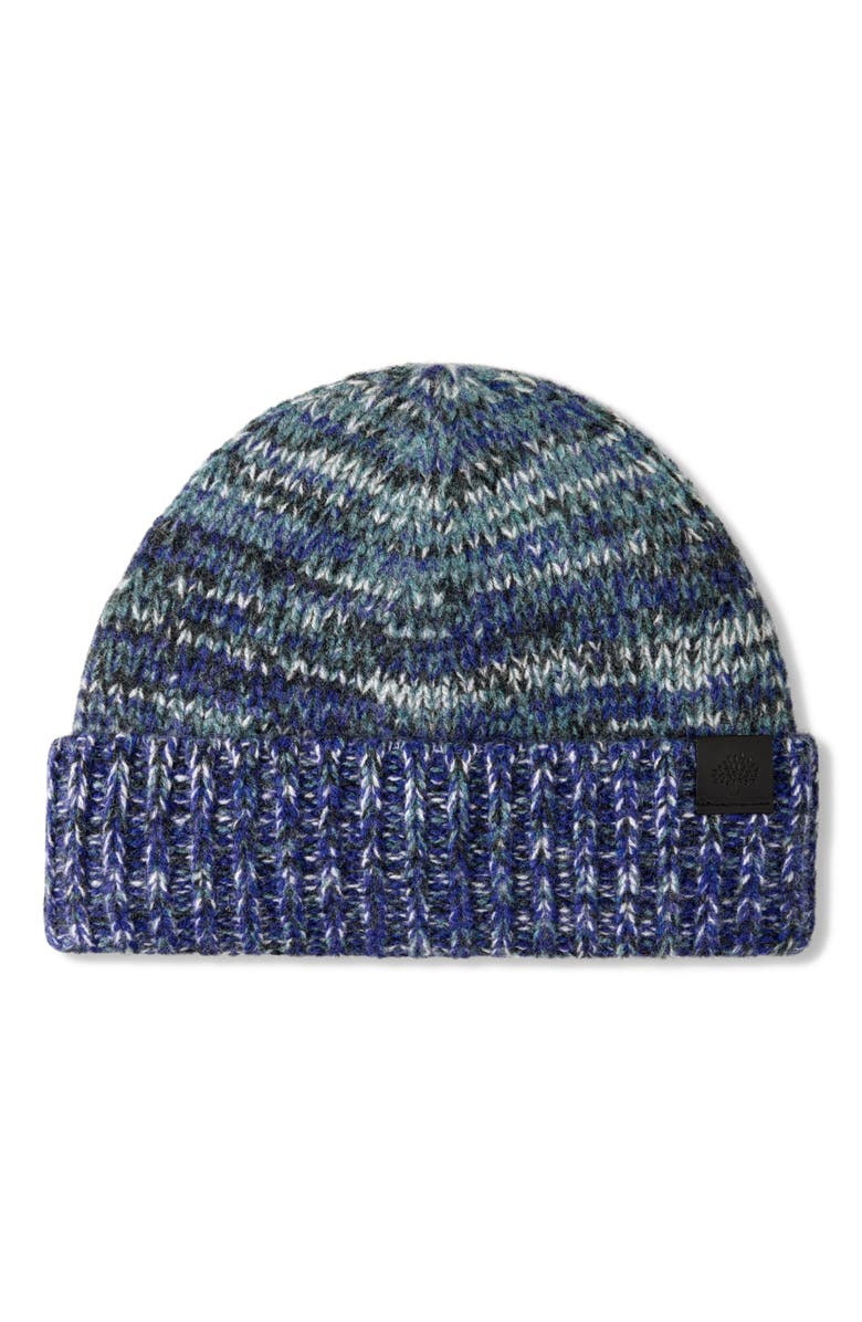Mulberry Ombre Degrade Beanie, Main, color, Cobalt Blue