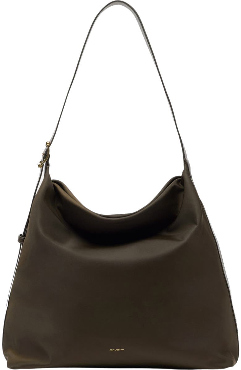 Oryany Sophia Nylon Shoulder Bag, Main, color, Espresso