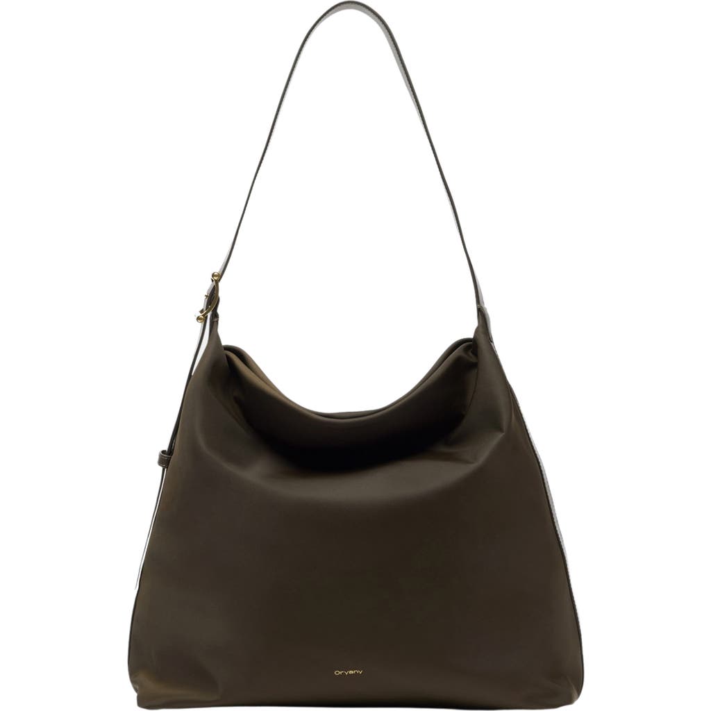 Oryany Sophia Nylon Shoulder Bag In Brown