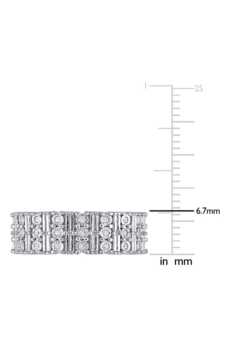 Julianna B. Diamond Anniversary Band Ring, Alternate, color, Sterling Silver