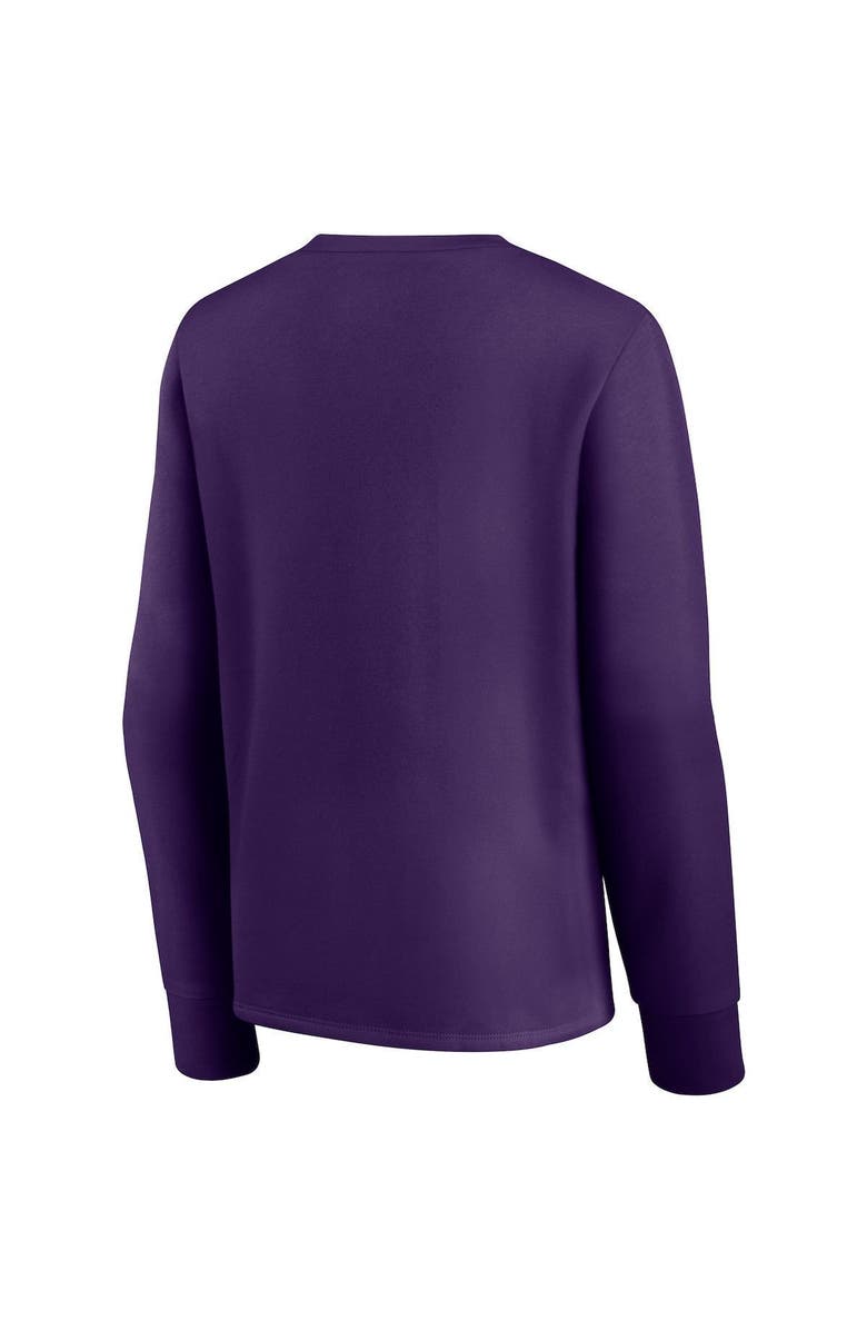 FANATICS Women's Fanatics Branded Purple Baltimore Ravens Ultimate Style Pullover Sweatshirt, Alternate, color, 