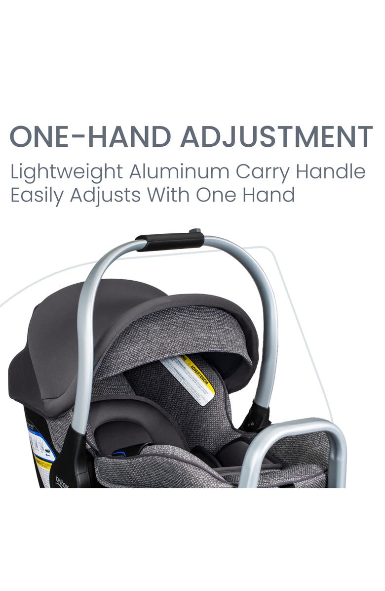 Britax Willow<sup>®</sup> SC Infant Car Seat with Alpine<sup>®</sup> Base, Alternate, color, Pindot Stone