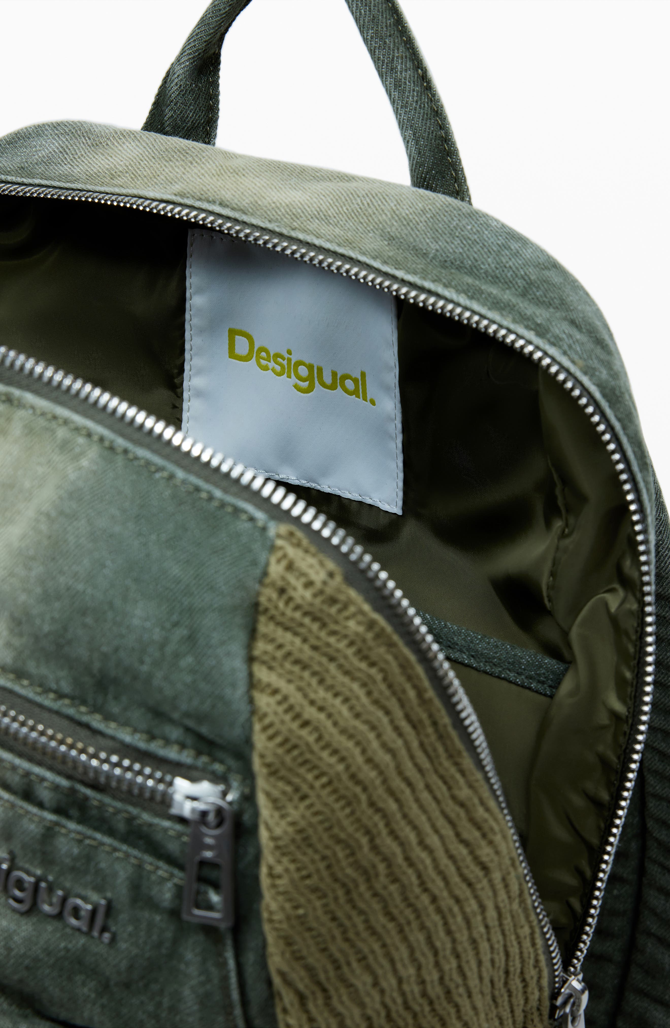 Desigual Large Denim Backpack, Alternate, color, 