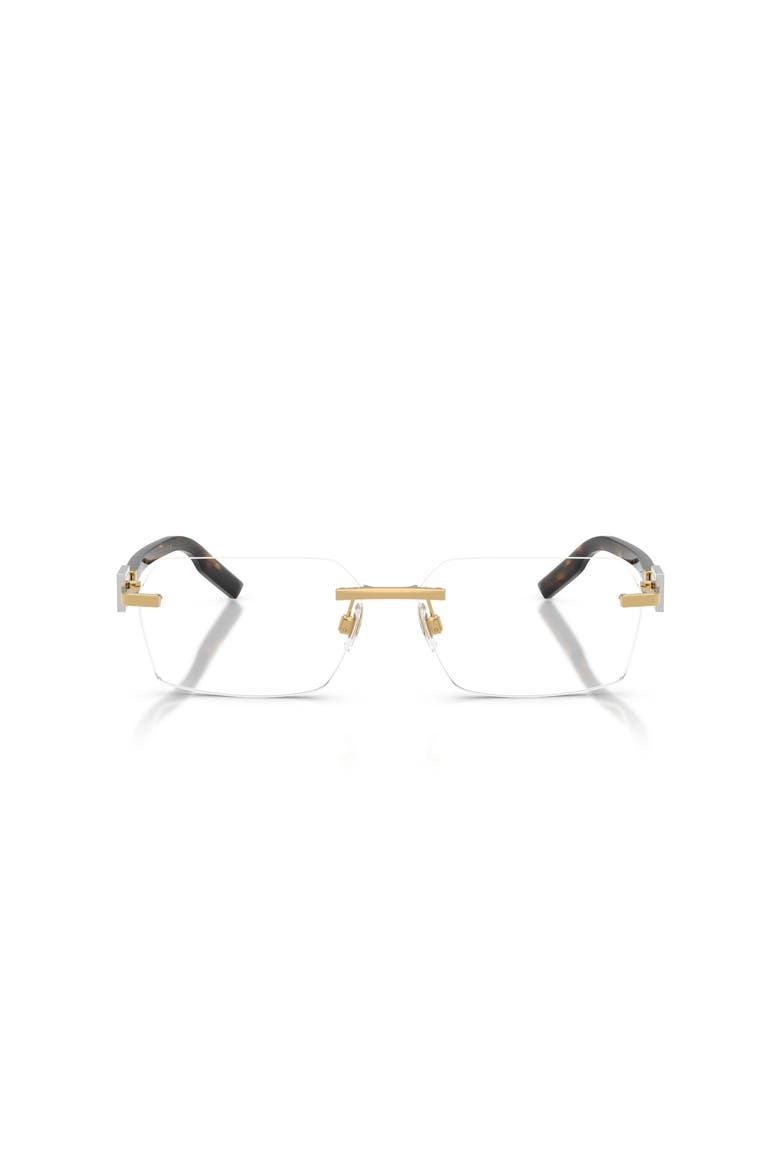60mm Rectangle optical glasses, Alternate, color, Gold