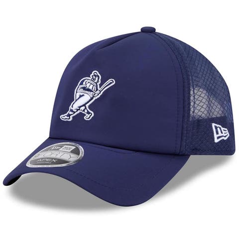 Men's New Era Navy Milwaukee Brewers 2026 Batting Practice Alternate Apex 9FORTY Adjustable Hat