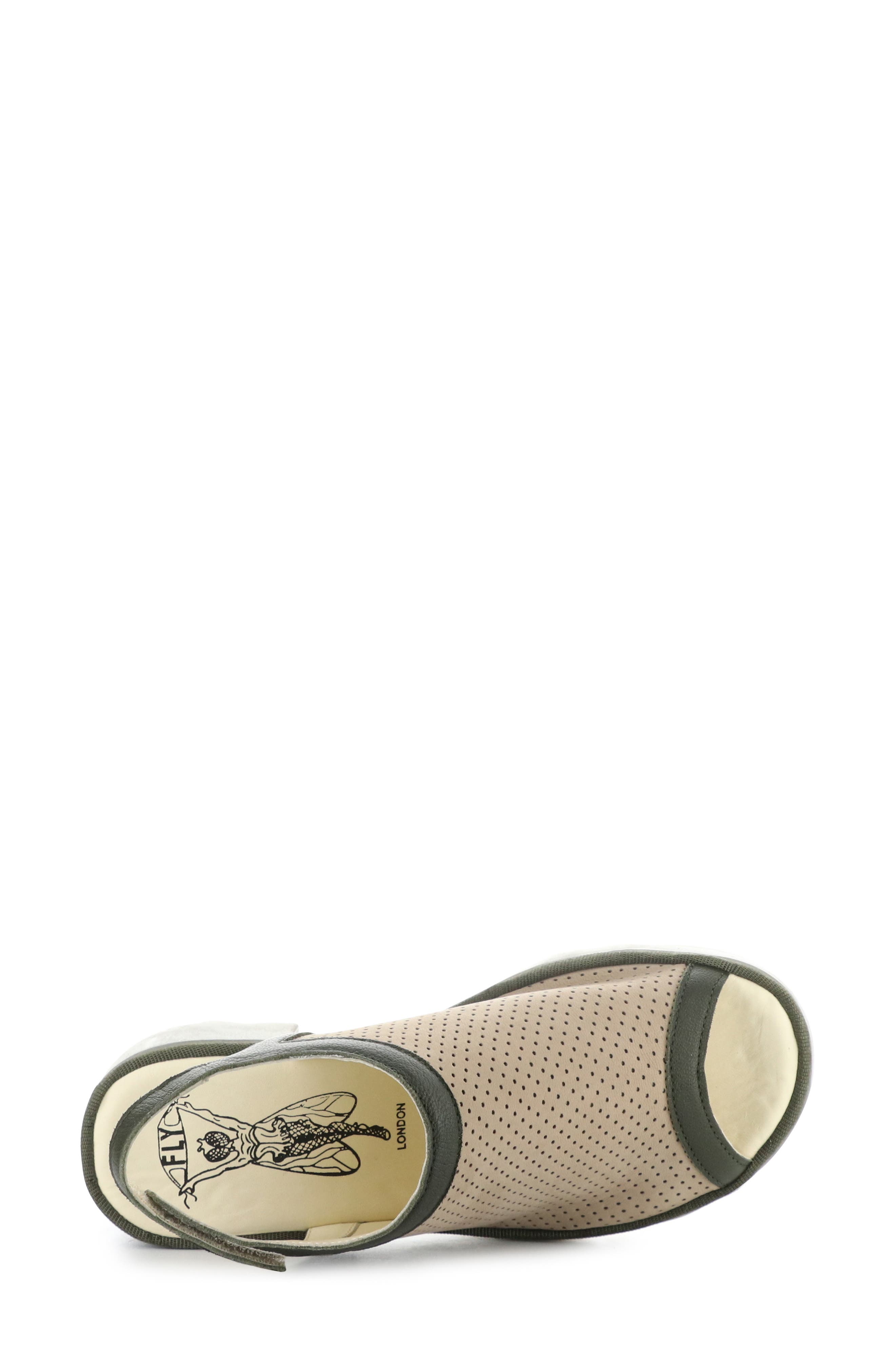 Teif Platform Sandal, Alternate, color, TAUPE/ KHAKI