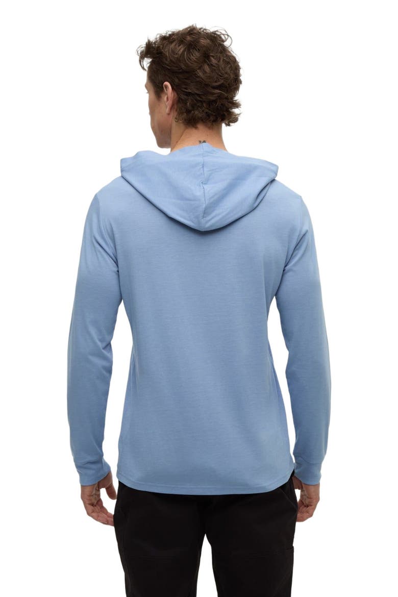 Baker Hooded Longsleeve, Alternate, color, Lakeside Blue Heather