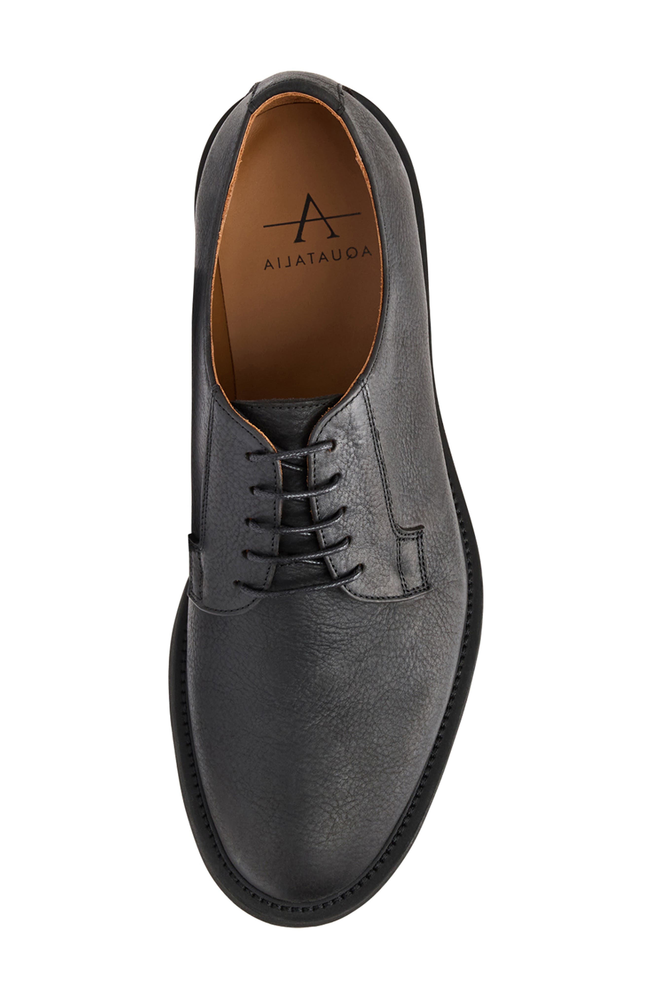 Aquatalia Grayson Water Resistant Derby, Alternate, color, Black Tumbled