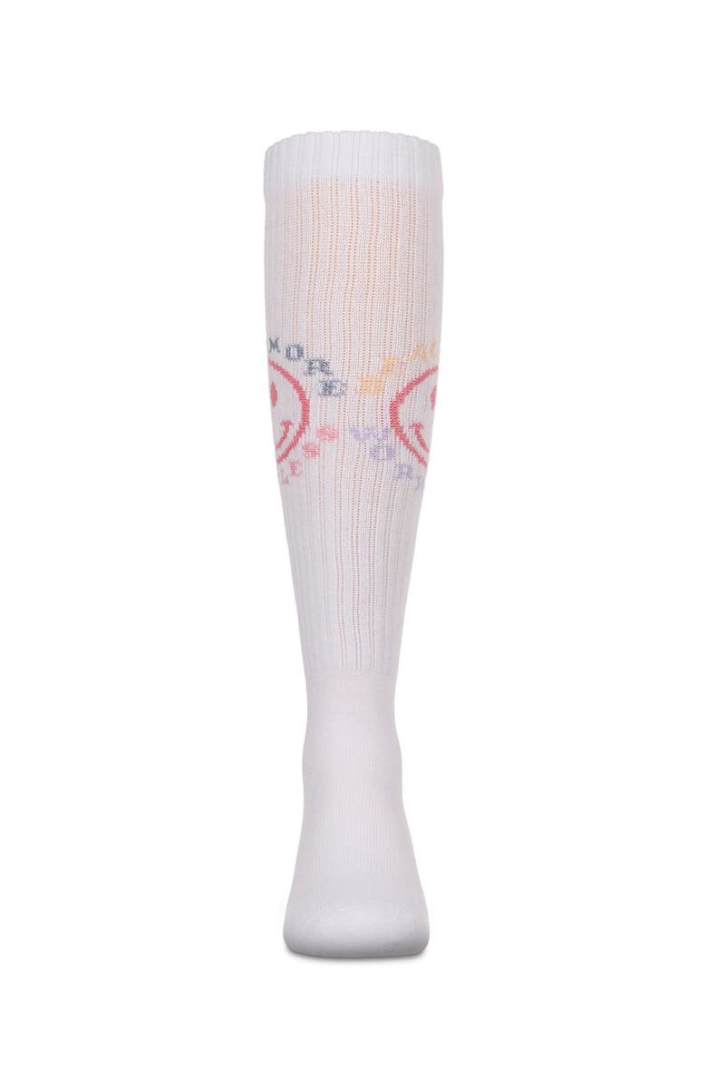 MeMoi Ribbed Beach More, Worry Less Knee Sock, Alternate, color, 