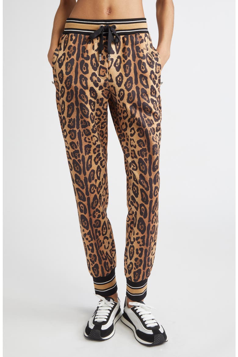 Leopard Print Joggers, Main, color, HYNBM LEO FONDO NATURALE